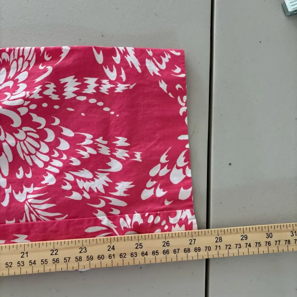 Tommy Hilfiger Women's Size 10 Pink Straight Leg‎ Floral Comfort Summer Pants